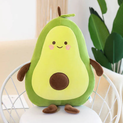 Dreamy Avocado Plush Pillow Companion