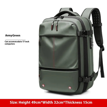 Multifunction Computer Bag Vacuum Compression Travel Backpack