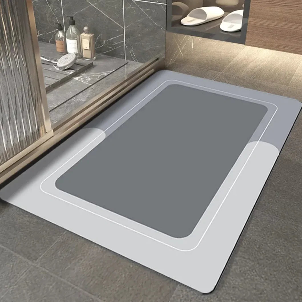 Modern Diatom Ooze Bathroom Floor Mat