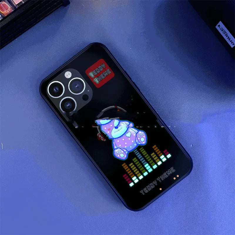 New Dynamic Light-emitting Sound Control Case