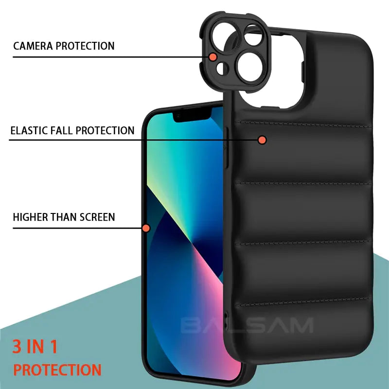 Luxury Down Jacket Phone Case