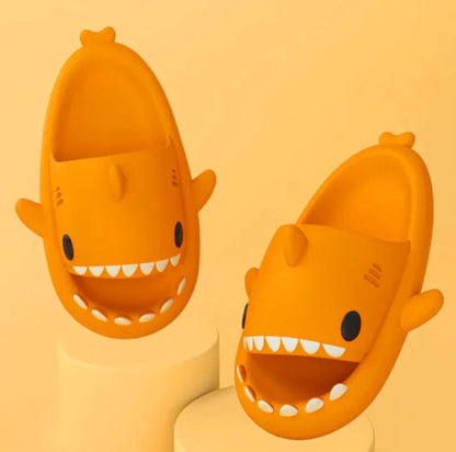 Adult Shark Cartoon Slippers, Indoor Outdoor Funny Slippers