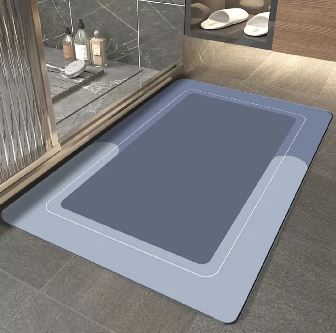 Modern Diatom Ooze Bathroom Floor Mat